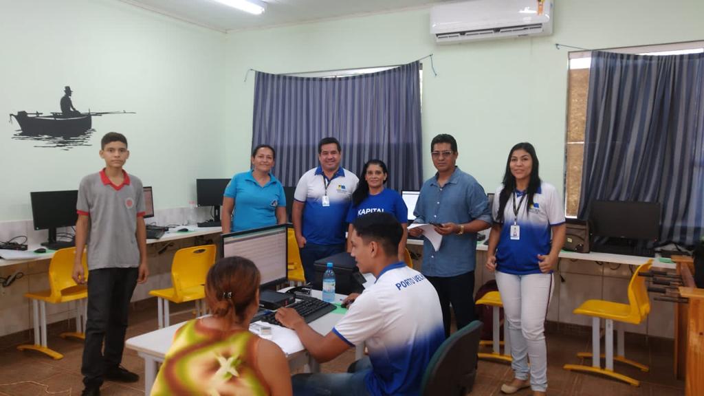 Equipe da Semes foi até a localidade para realizar o trabalho