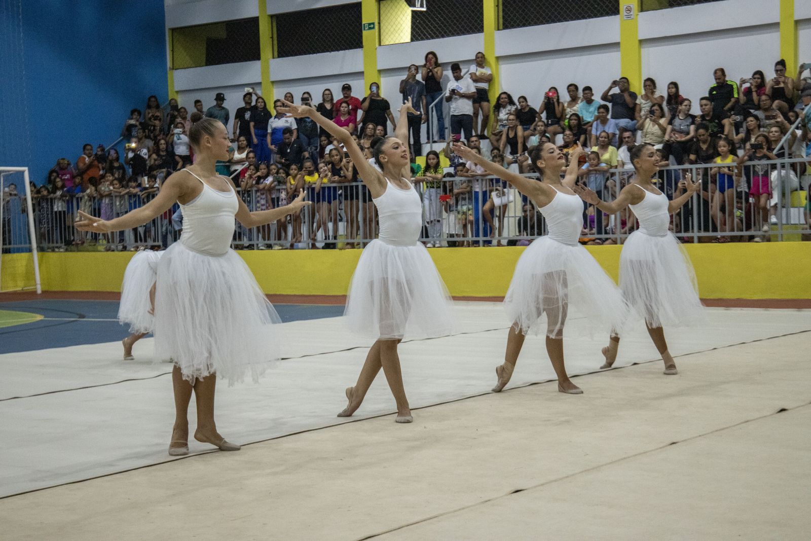 Seis ginastas vieram a Porto Velho para realizarem as apresentações especiais