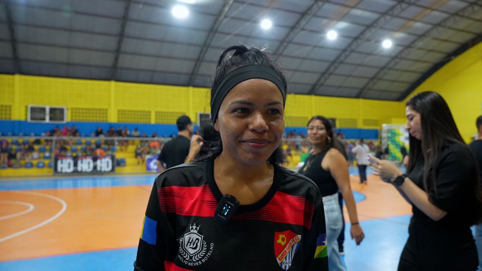 atleta Letícia Santos estreou no primeiro jogo da Copa Madeirão de Futsal