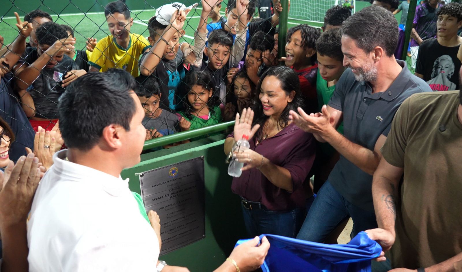 Quadra leva o nome de Sebastião Jorge de Oliveira, o Sabá