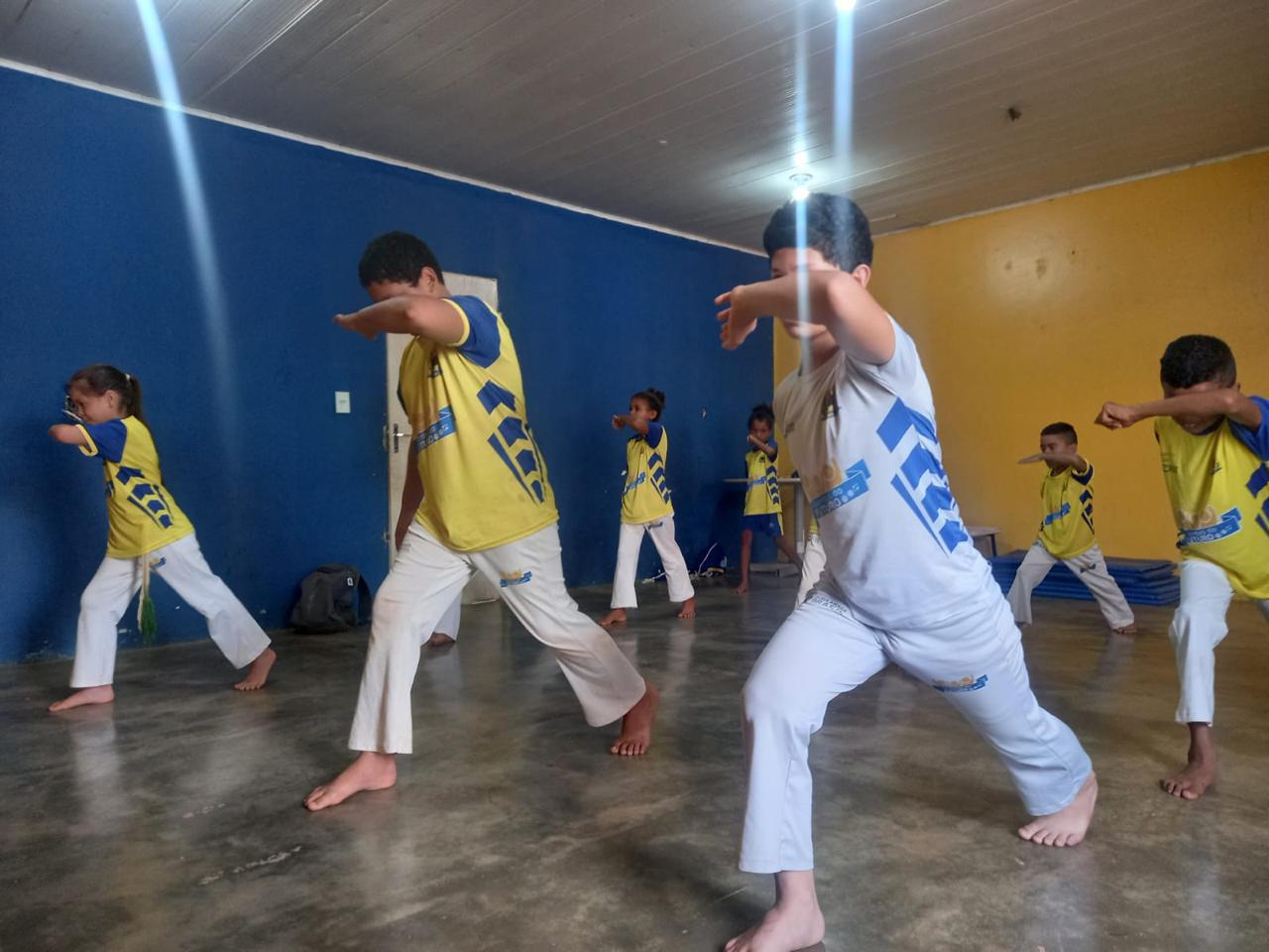 As vagas oferecidas são para as modalidades de capoeira e futsal