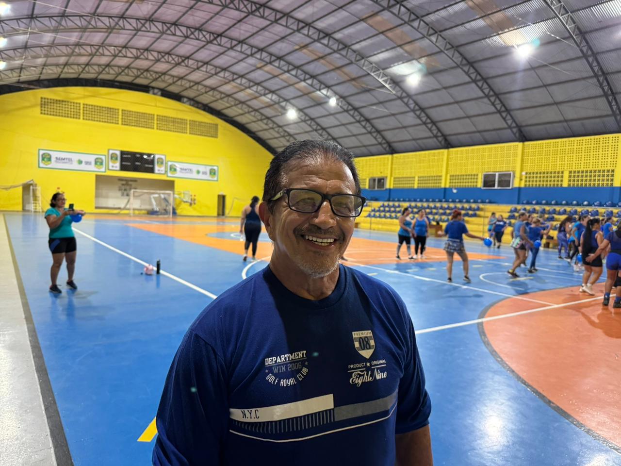 Altamir Soares destacou os benefícios das atividades físicas e elogiou as ações da Prefeitura voltadas à qualidade de vida da terceira idade