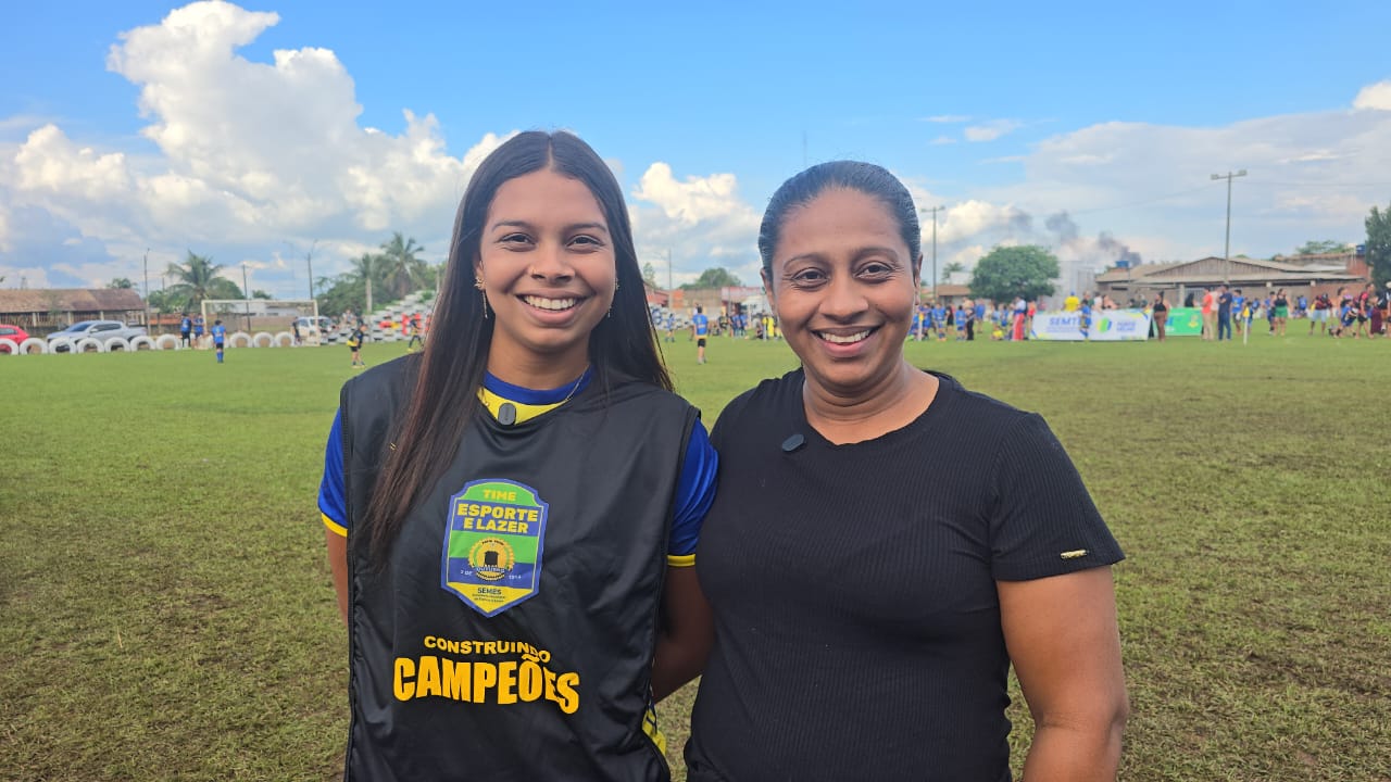 Makcilene Gomes Luz contento por sua filha Stephanne ter participado do projeto