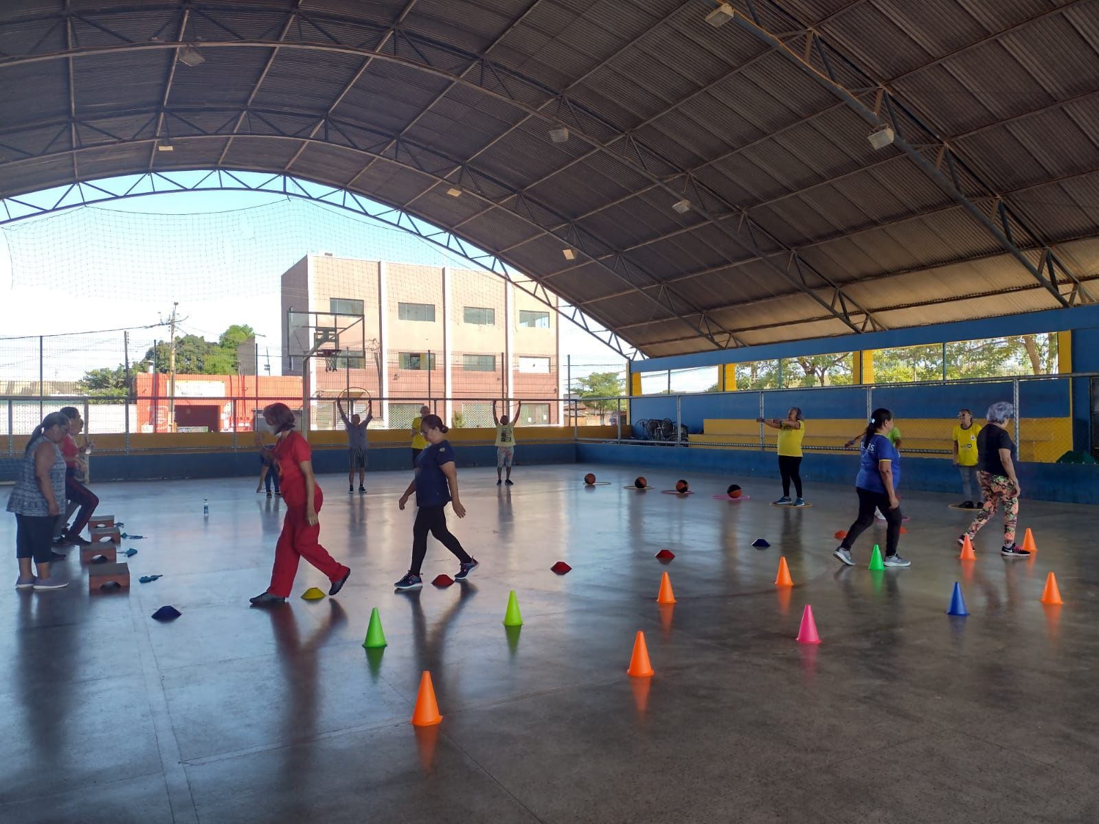 As aulas acontecem em um novo polo na Vila Olímpica Chiquilito Erse